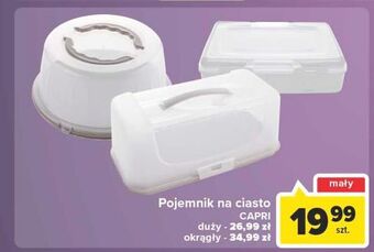 Carrefour Pojemnik na ciasto capri duże oferta