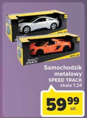 Samochodzik metalowy 1:24 speed track
