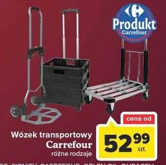 Carrefour Wózek transportowy składany carrefour oferta