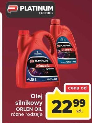 Carrefour Olej 5w-40 orlen platinum classic oferta