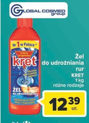 Carrefour Żel do udrożniania rur kret oferta