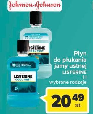 Carrefour Płyn do płukania ust listerine cool mint oferta