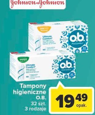 Carrefour Tampony ultimate comfort normal o.b. procomfort oferta