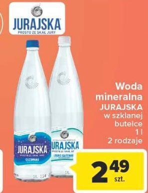 Carrefour Woda lekko gazowana jurajska oferta