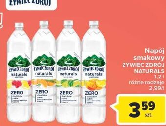 Carrefour Woda z nutą maliny i cytryny żywiec zdrój naturals oferta