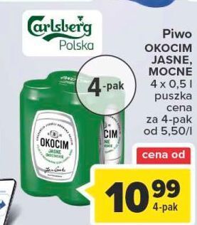 Carrefour Piwo okocim mocne dubeltowe oferta