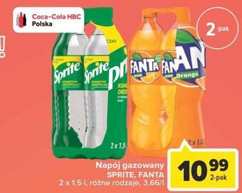 Carrefour Napój pomarańczowy fanta oferta