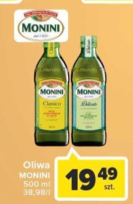 Carrefour Oliwa z oliwek extra vergine monini delicato oferta