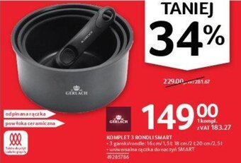 Selgros Gerlach komplet 3 rondli smart oferta