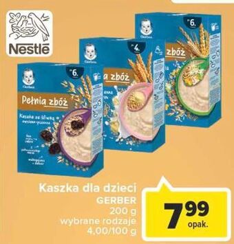 Carrefour Kaszka ze śliwką owsiano-pszenna gerber pełnia zbóż oferta
