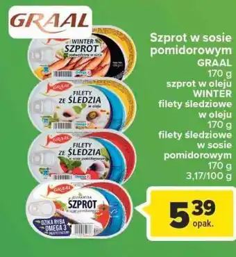 Carrefour Filety śledziowe w pomidorach graal oferta