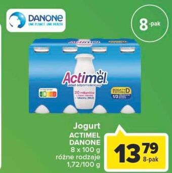 Carrefour Jogurt classic danone actimel oferta