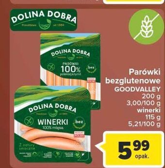 Carrefour Parówki 100 % z szynki dolina dobra oferta