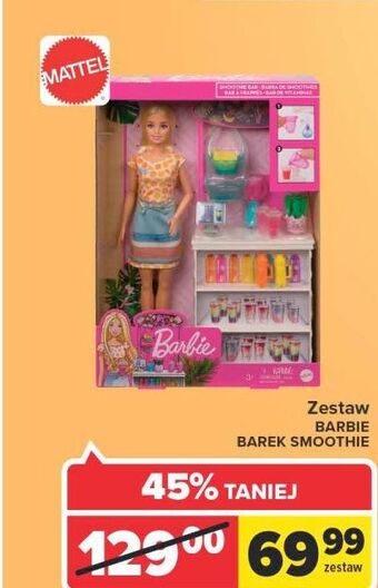 Carrefour Zestaw lalka barek smoothie barbie oferta
