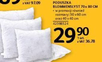 Selgros Poduszka blommenslyst 70 x 80 cm oferta
