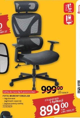 Selgros Fotel biurowy ergolab oferta