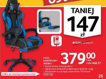 Selgros Fotel gamingowy wiking oferta