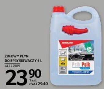 Selgros Zimowy płyn do spryskiwaczy 4l oferta