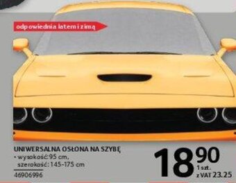 Uniwersalna osłona na szybę