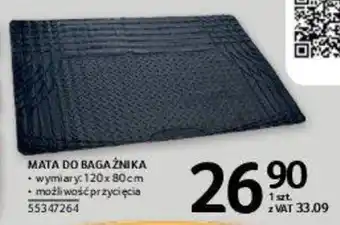 Selgros Mata do bagażnika oferta