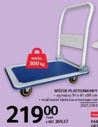Selgros Wózek platoformowy oferta