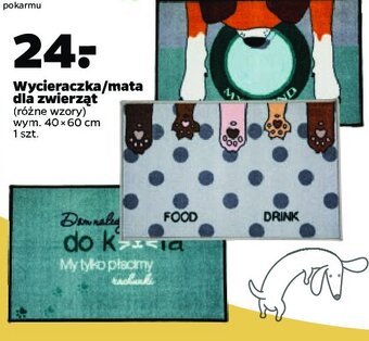 Netto Wycieraczka dla zwierząt 40 x 60 cm oferta