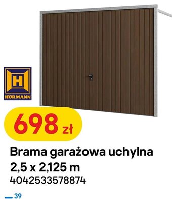 Castorama Brama garażowa uchylna oferta