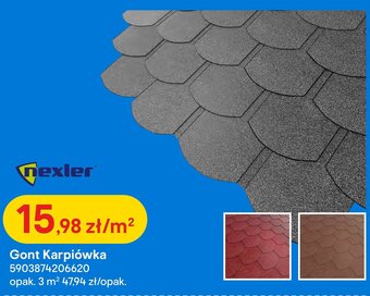 Castorama Gont Karpiówka 1m2 oferta