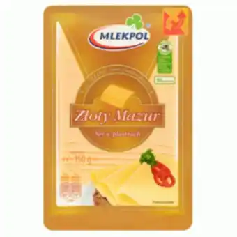 Pelcowizna Mlekpol ser żółty plastry 150g złoty mazur oferta