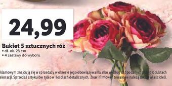 Lidl Bukiet róż oferta