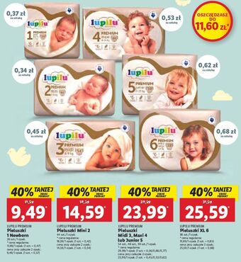 Lidl Pieluszki extra large 6 lupilu premium oferta