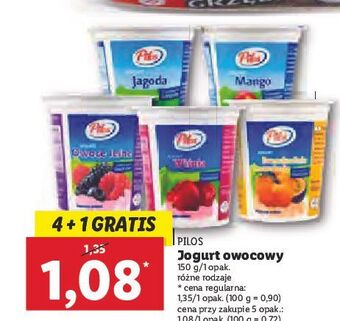 Lidl Jogurt jagoda pilos oferta