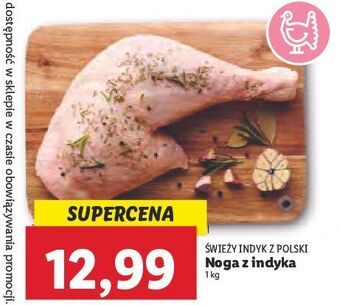 Lidl Noga z indyka świeży indyk z polski oferta