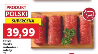 Lidl Mięso wołowe na rolady rzeźnik codzienna dostawa oferta