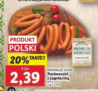 Lidl Paróweczki wieprzowe z jagnięciną regionalne szlaki oferta