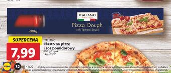 Lidl Ciasto do pizzy z sosem italiamo oferta