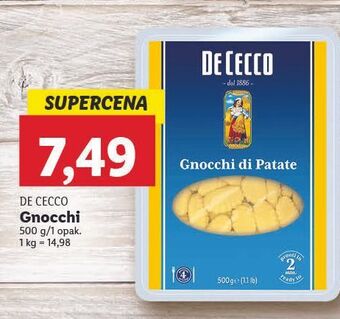Lidl Gnocchi de cecco oferta