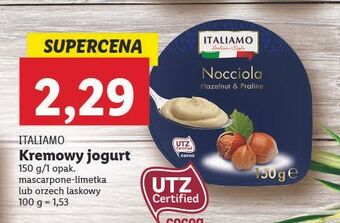 Lidl Jogurt kremowy limetkowy italiamo oferta