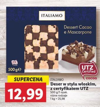 Lidl Deser kakao i mascarpone italiamo oferta