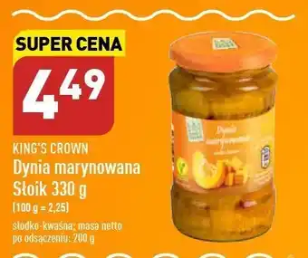 ALDI Dynia marynowana king's crown (aldi) oferta