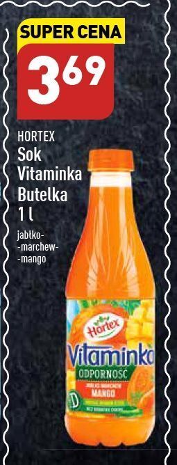 ALDI Sok jabłko-marchew-mango odporność hortex vitaminka oferta