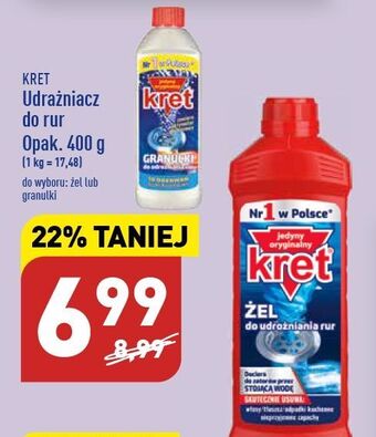 ALDI Żel do udrożniania rur kret oferta