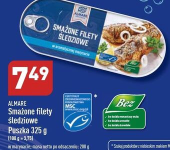 ALDI Smażone filety śledziowe almare seafood oferta