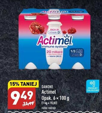 ALDI Jogurt granat danone actimel oferta