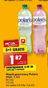 Biedronka Woda green polaris vital oferta