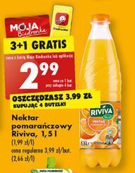 Biedronka Nektar pomarańczowy riviva oferta