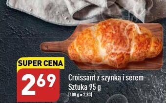 ALDI Croissant z szynką i serem oferta