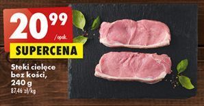 Biedronka Steki cielęce bez kości oferta