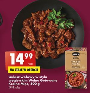 Biedronka Gulasz wołowy w stylu węgierskim kraina mięs oferta
