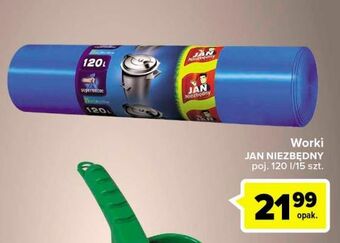 Carrefour Worki na śmieci 120 l jan niezbędny oferta